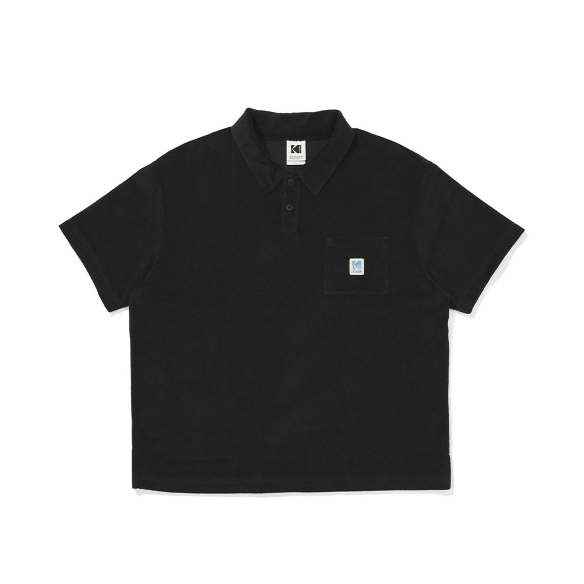 코닥(KODAK) 테리 폴로 티셔츠 BLACK
