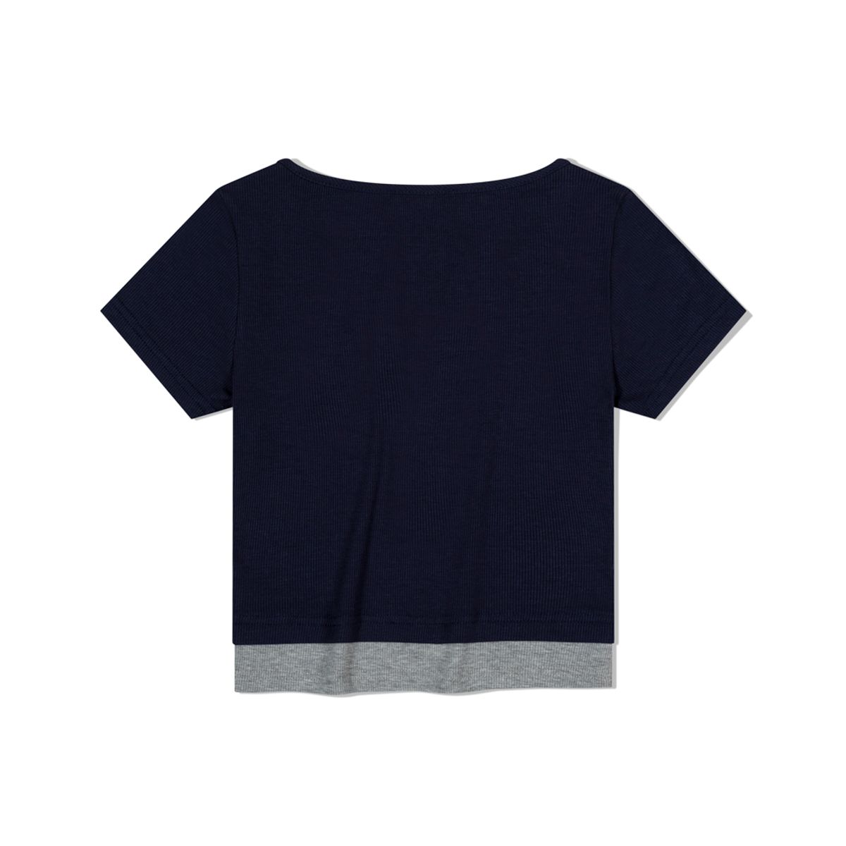 모아(MOAA) Layered Henley Tee (NAVY)