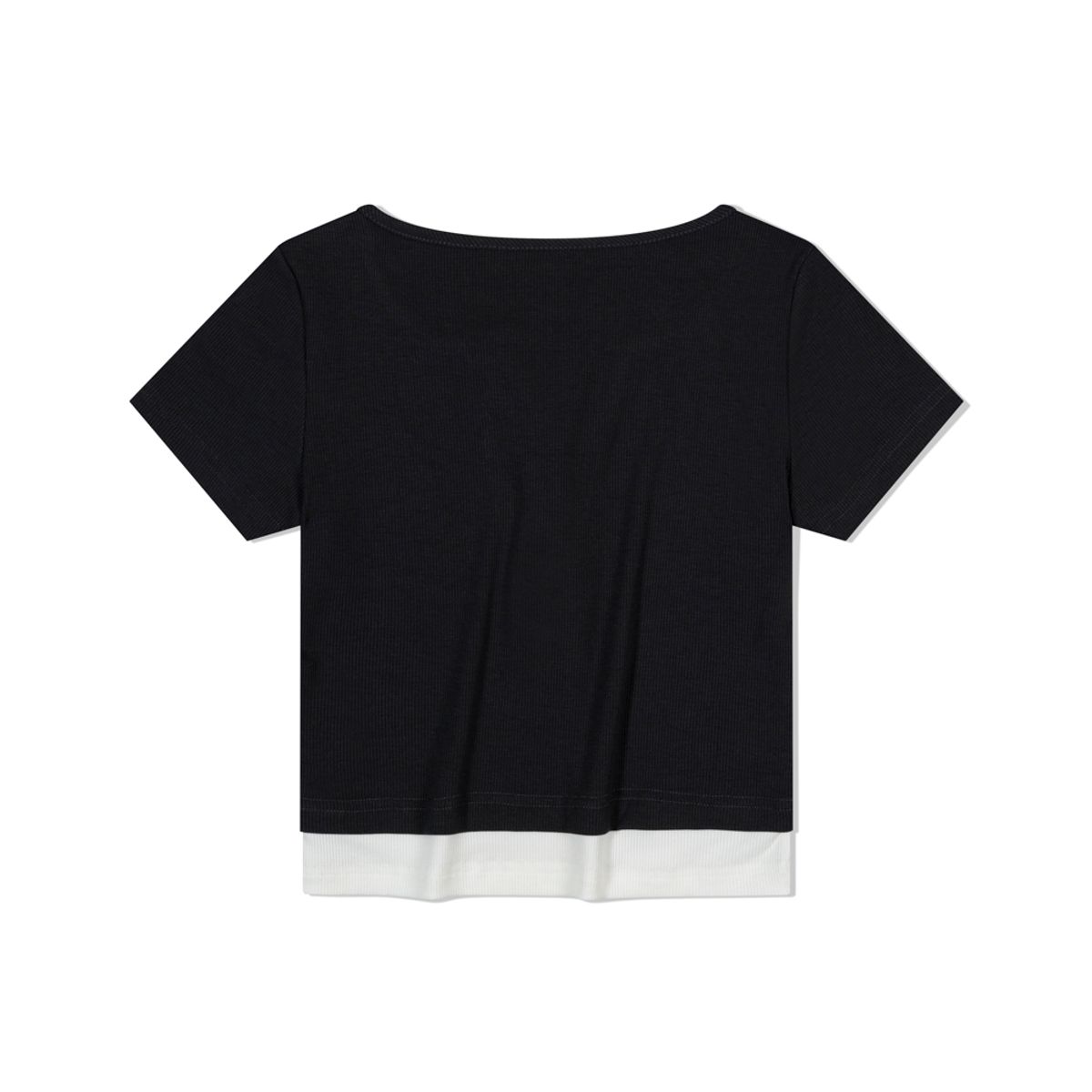 모아(MOAA) Layered Henley Tee (BLACK)