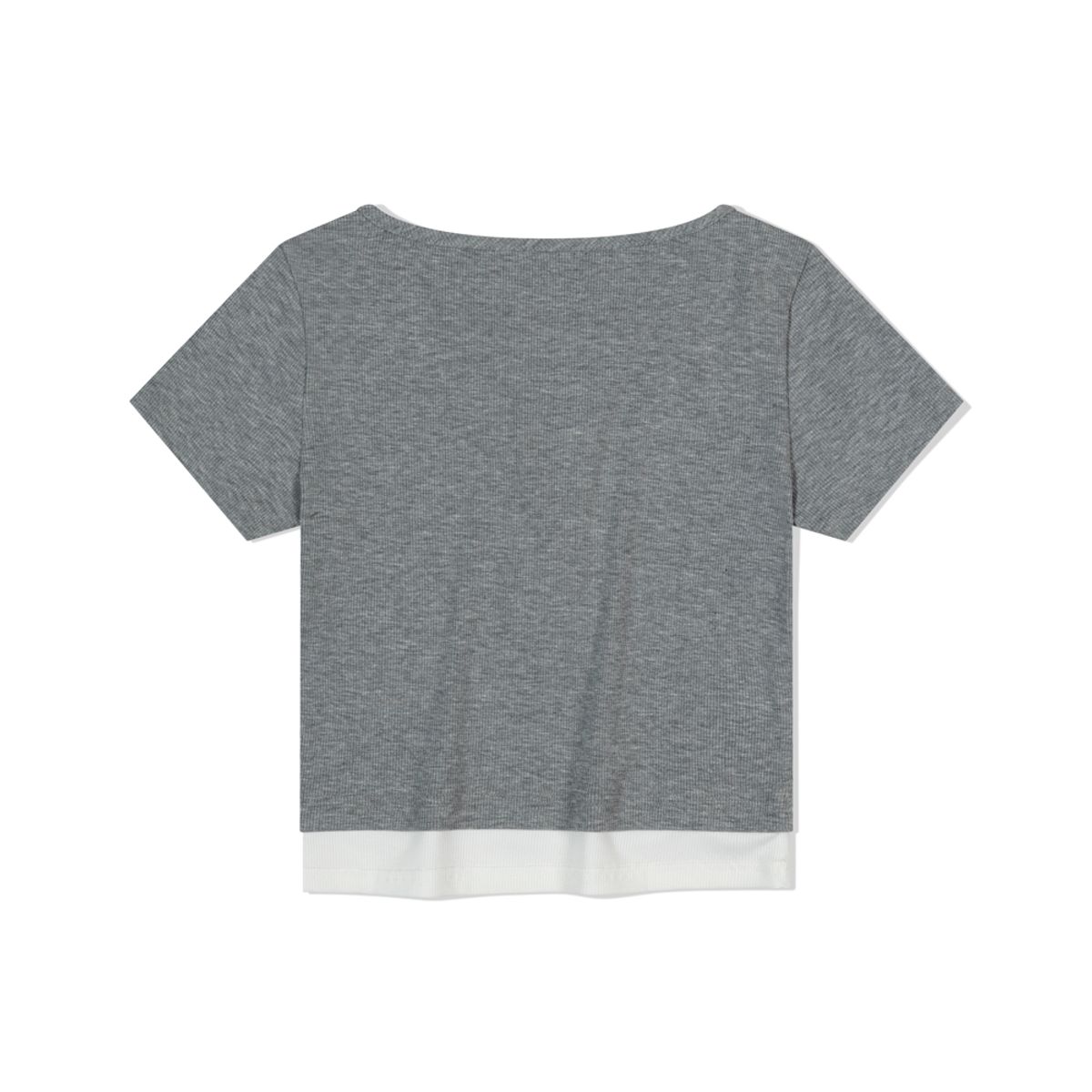 모아(MOAA) Layered Henley Tee (GRAY)