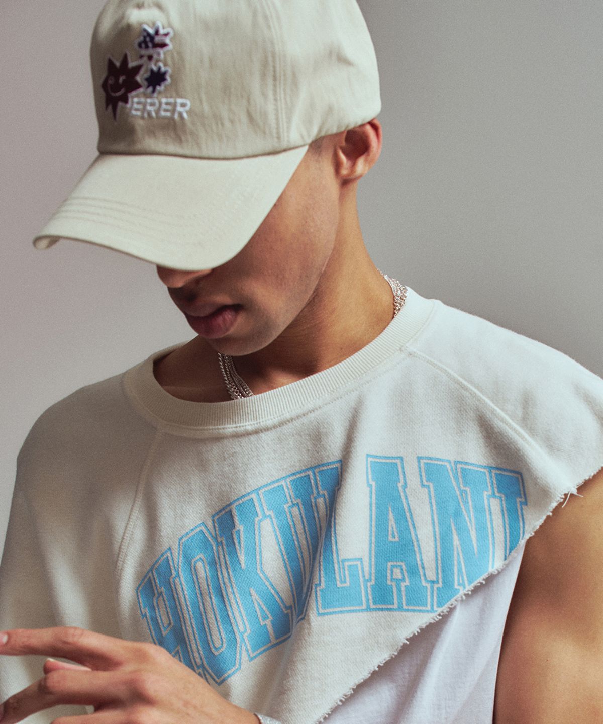 에르에르(ERER) (US) Three star ball cap Beige