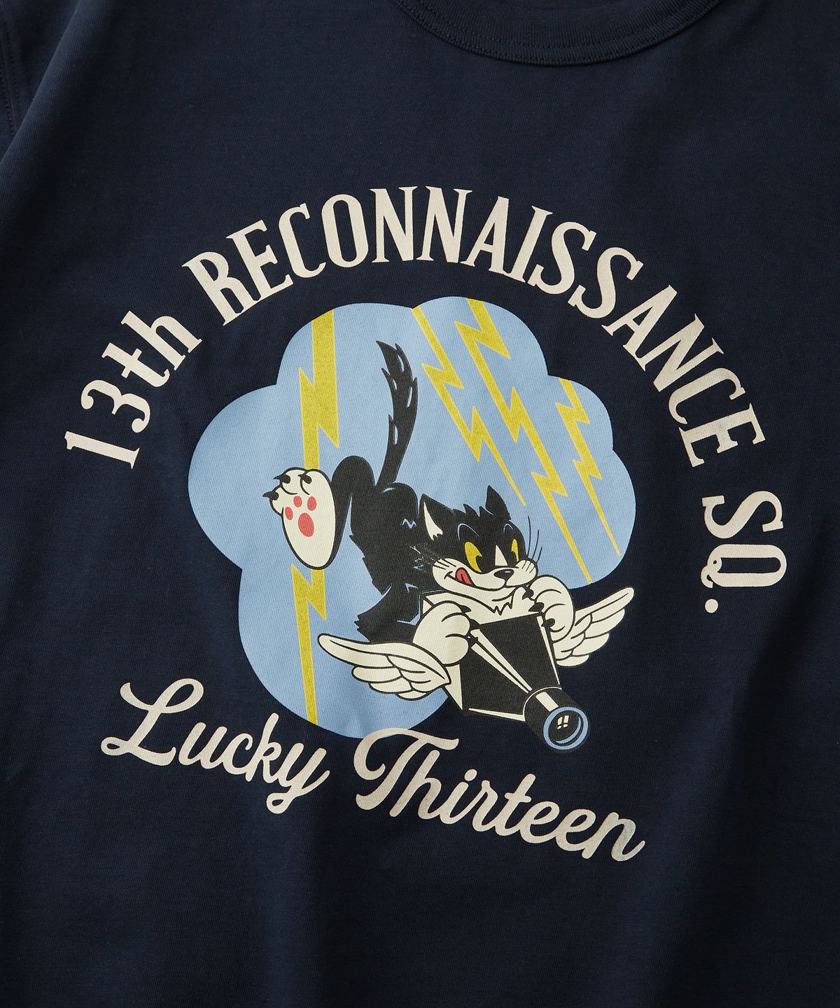 아웃스탠딩(OUTSTANDING) MIL SERIES TEE(LUCKY THIRTEEN)_NAVY