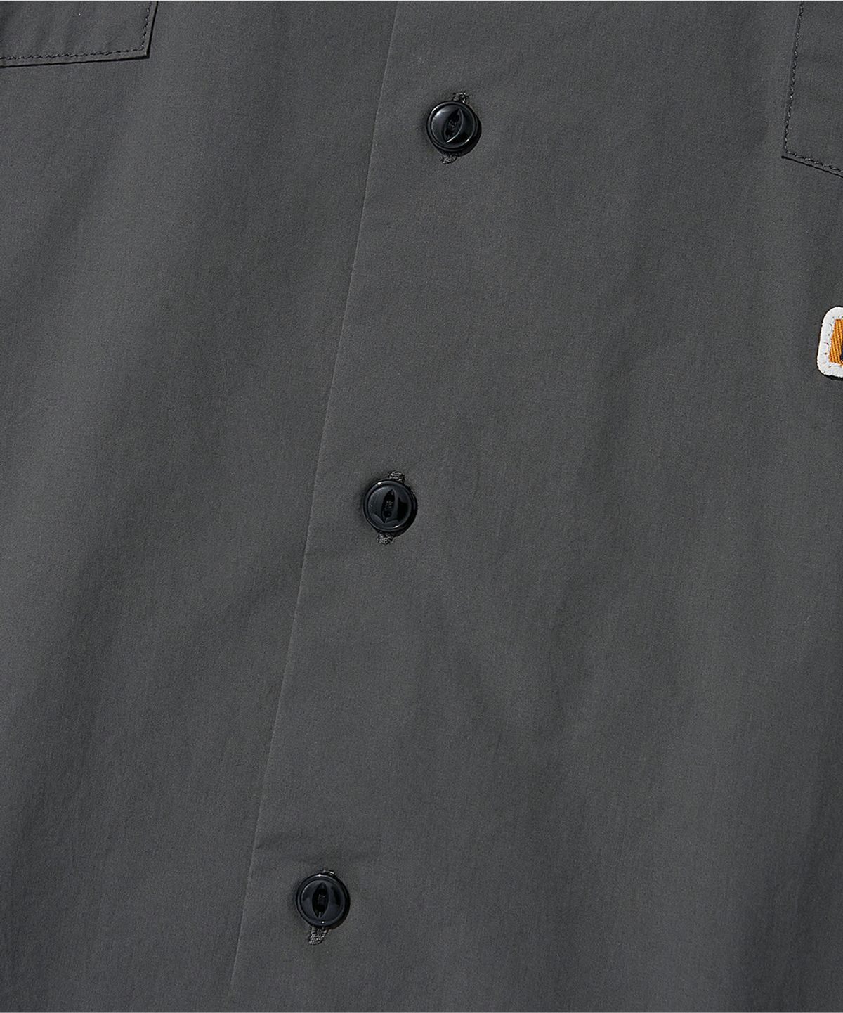 아웃스탠딩(OUTSTANDING) WAPPEN MECHANIC HALF WORK SHIRT_CHARCOAL