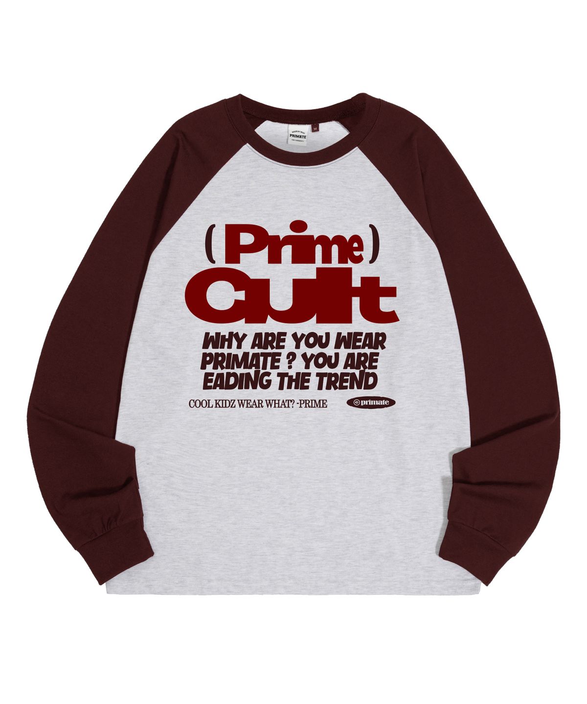 프라임에이트(PRIMATE) VIXTRO 오버핏 래글런 롱 슬리브 5 COLORS