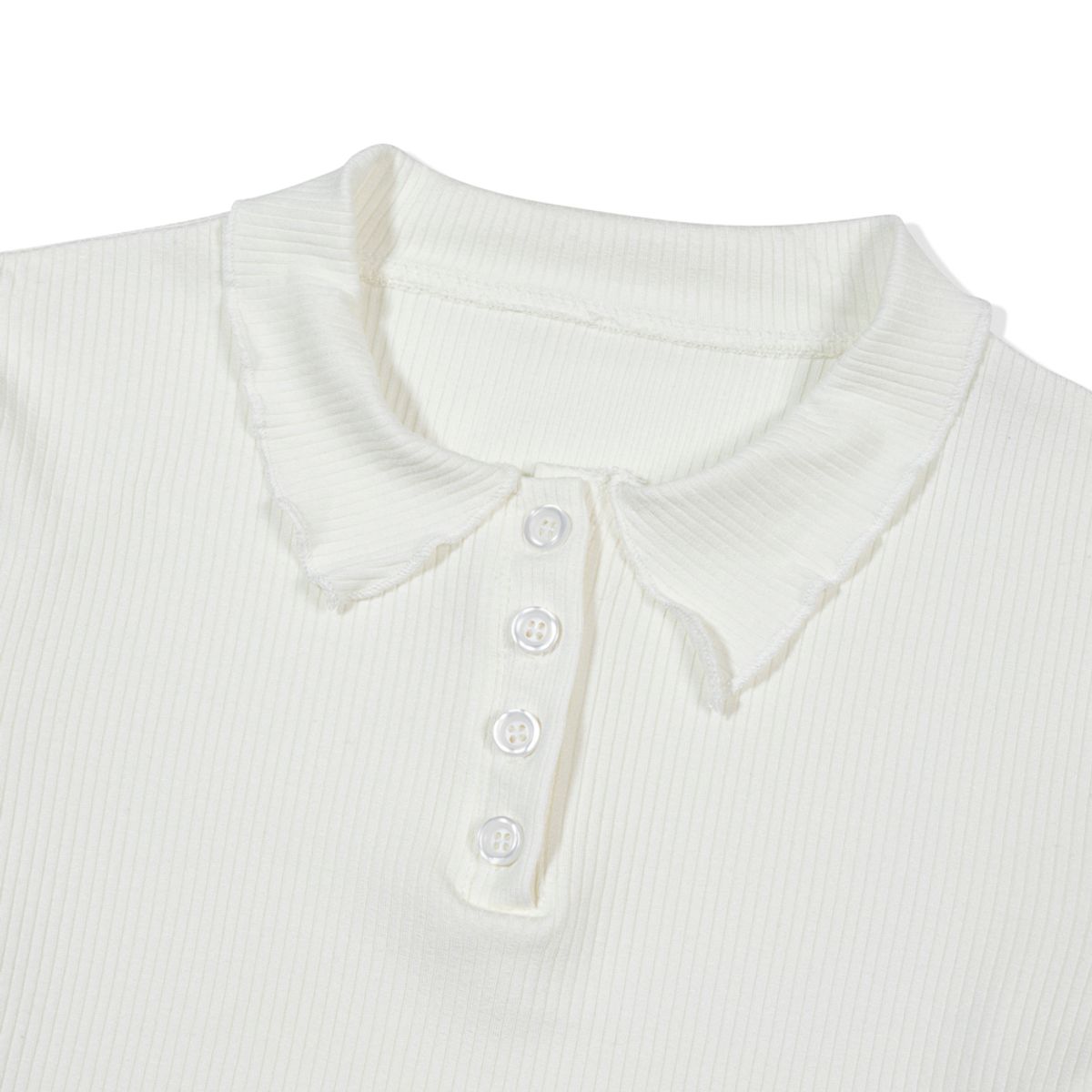 모아(MOAA) Frill Edge Crop (WHITE)