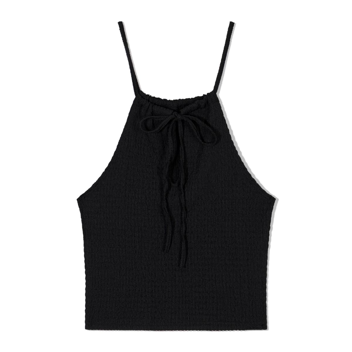 모아(MOAA) Tie Back Camisole (BLACK)