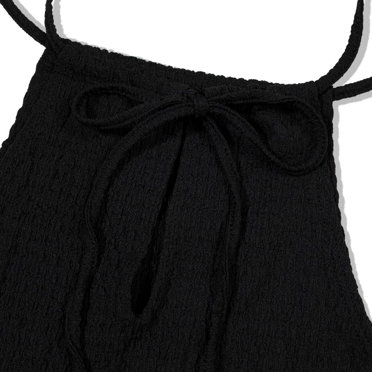 모아(MOAA) Tie Back Camisole (BLACK)