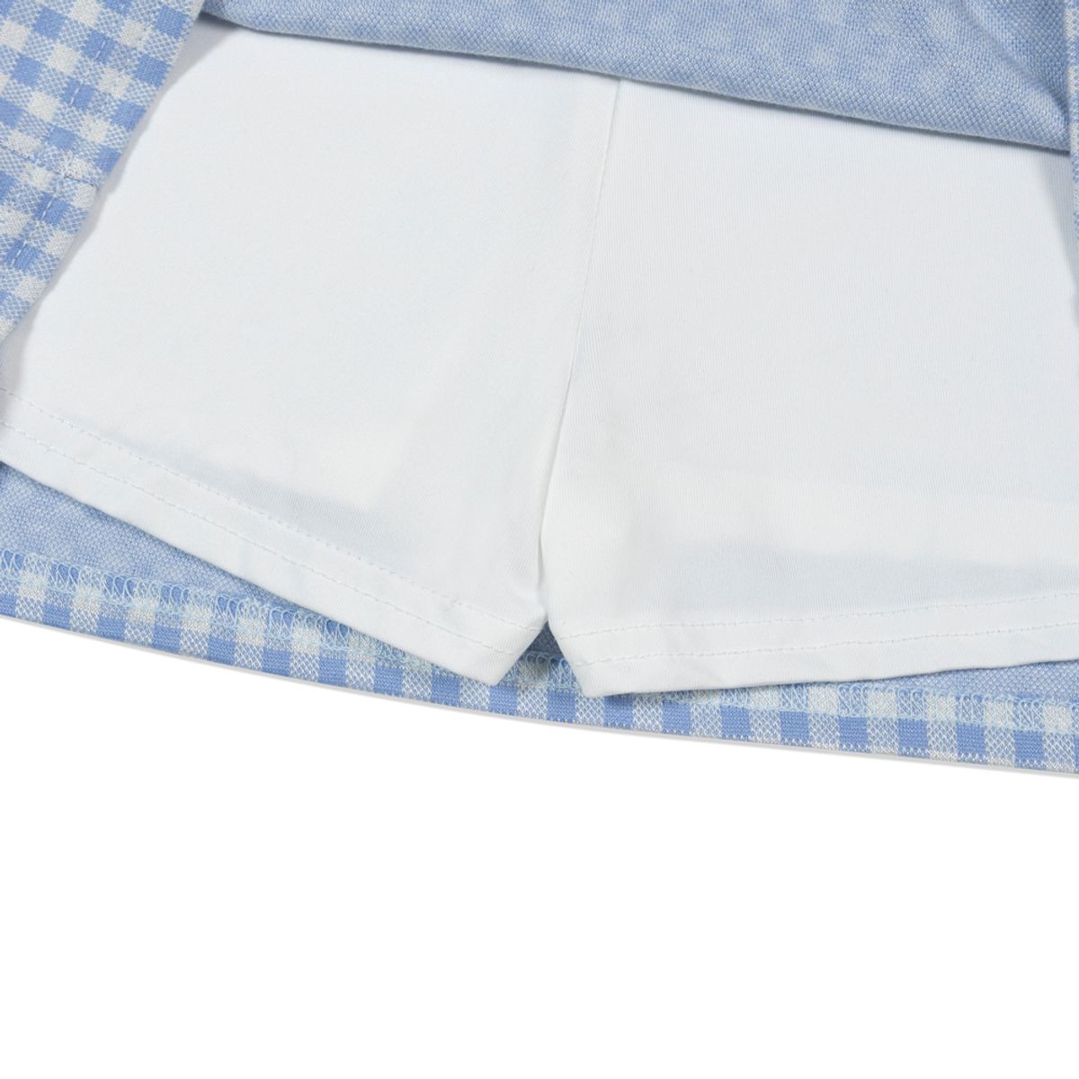 모아(MOAA) Bubbly Gingham Skort (SKY)
