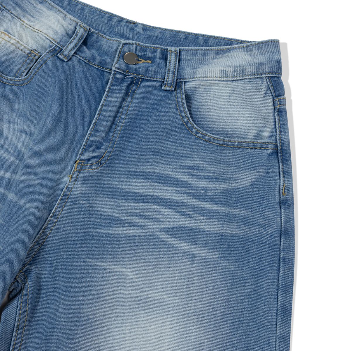 모아(MOAA) Storm Fade Wide Pants (LIGHT JEAN BLUE)