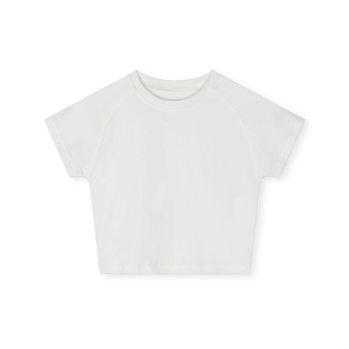 모아(MOAA) Paanel Seam Crop Tee (WHITE)