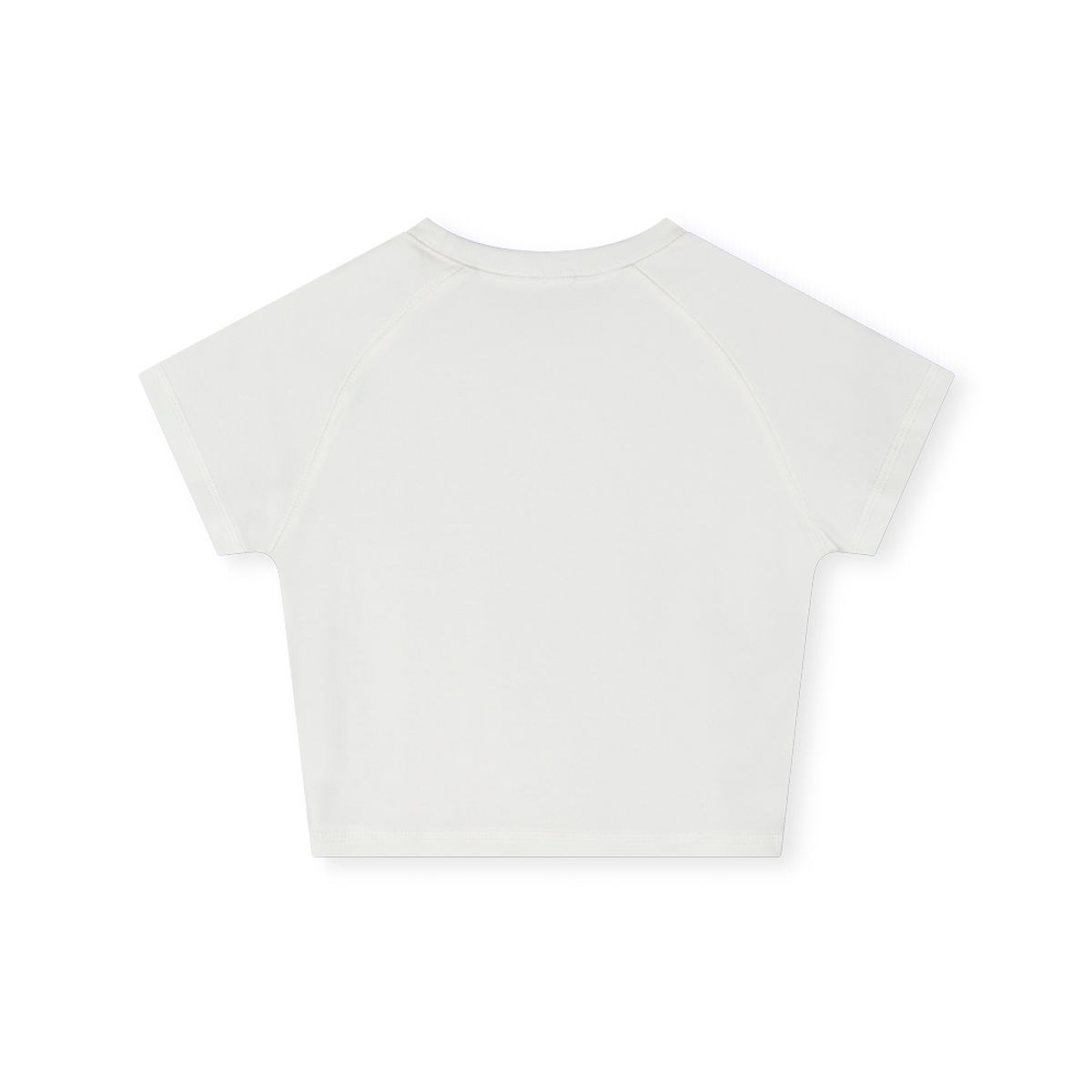 모아(MOAA) Paanel Seam Crop Tee (WHITE)