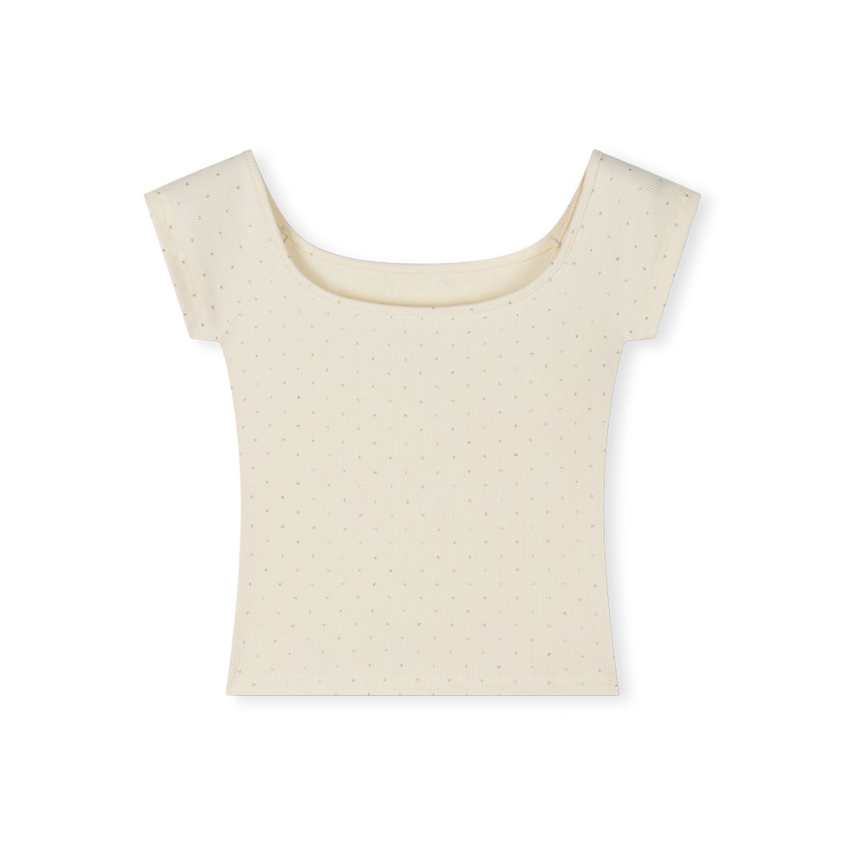 모아(MOAA) Moonlight Scoop Tee (IVORY)