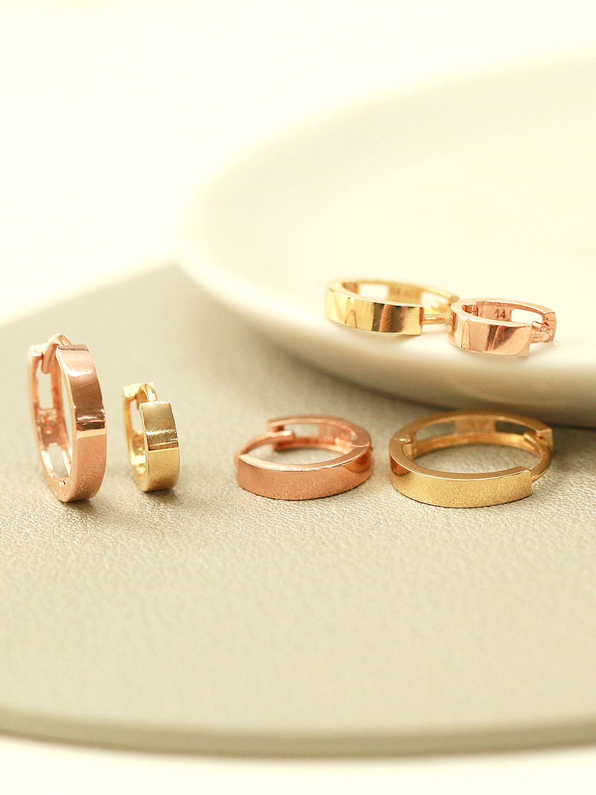 미니멀피어싱(MINIMALPIERCING) 14K 귓바퀴 이너컨츠 트라거스 연골 민자 원터치 링 피어싱 귀걸이