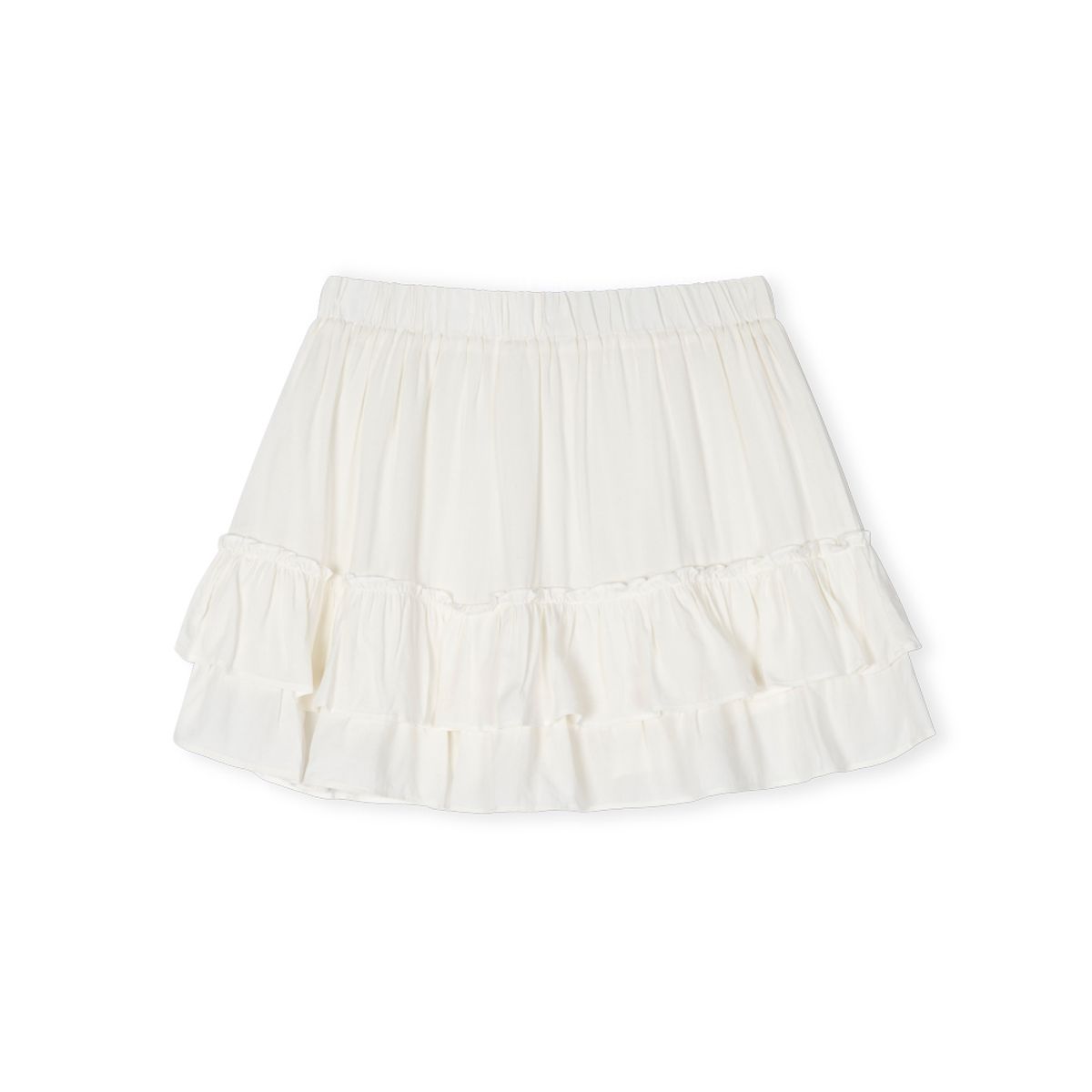 모아(MOAA) Fluffy Layer Skirt (WHITE)