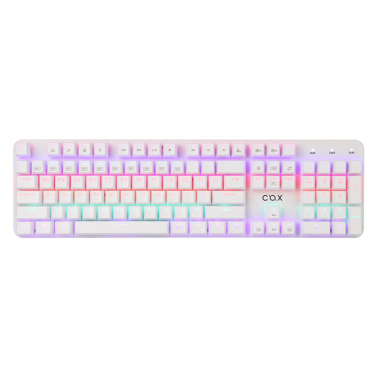 콕스(COX) CK420 교체축 레인보우 LED 게이밍 기계식 키보드