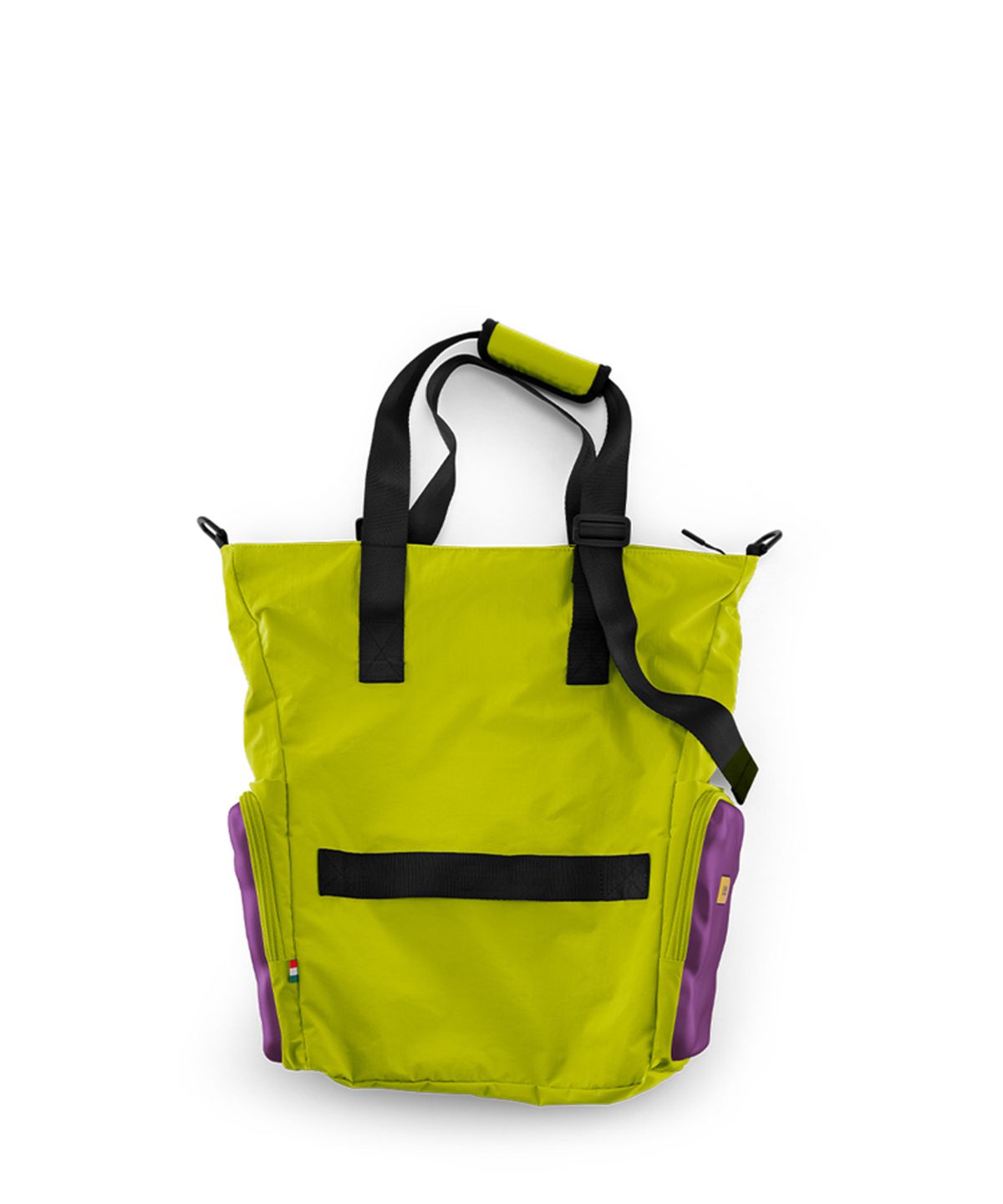 크래쉬배기지(CRASH BAGGAGE) 소프트 사이드 토트백 ACID GREEN VIOLET CBG-2SBG325-65