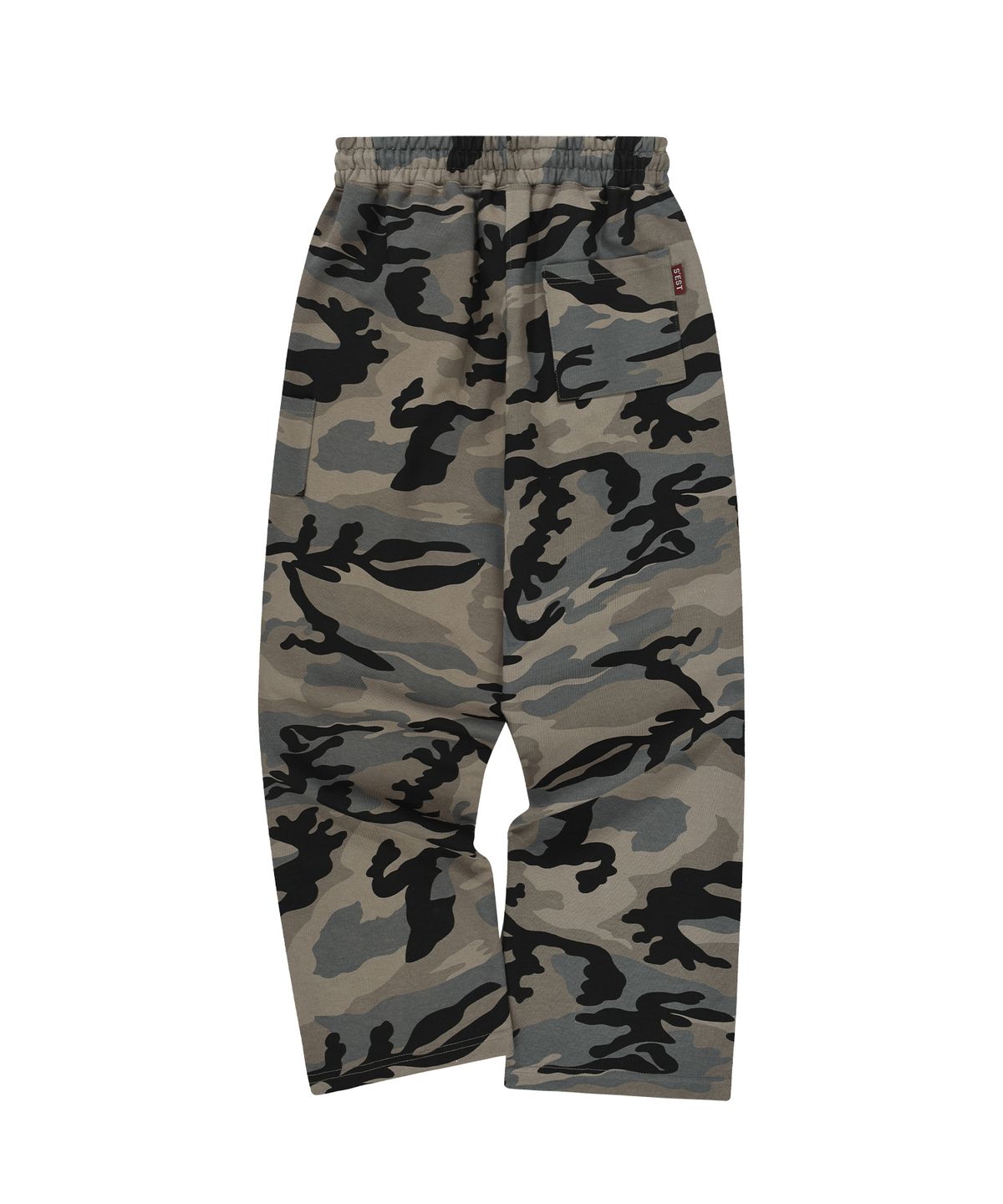 에스이에스티(S'EST) Camo Pintuck Wide Pants Gray
