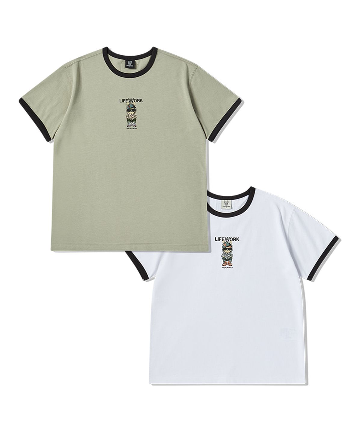 라이프워크 키즈(LIFEWORK KIDS) 키즈) 와일드 힙독 반팔 티셔츠