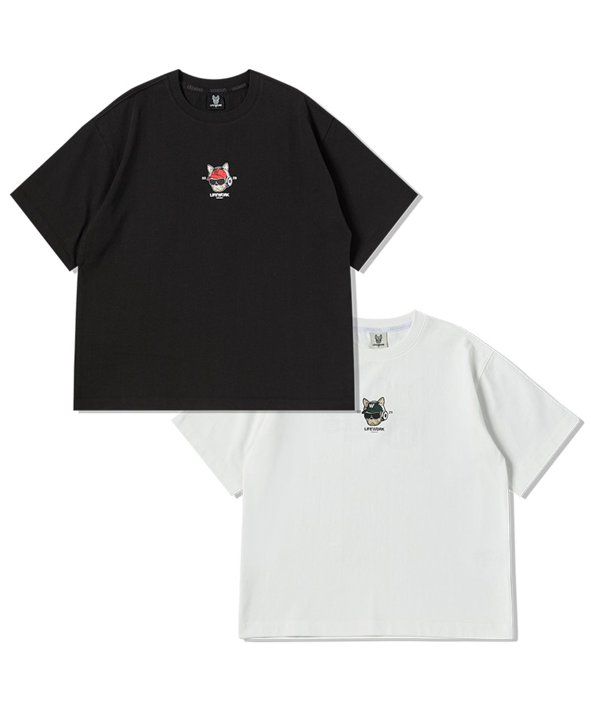 라이프워크 키즈(LIFEWORK KIDS) 키즈) 쿨 힙독 반팔 티셔츠