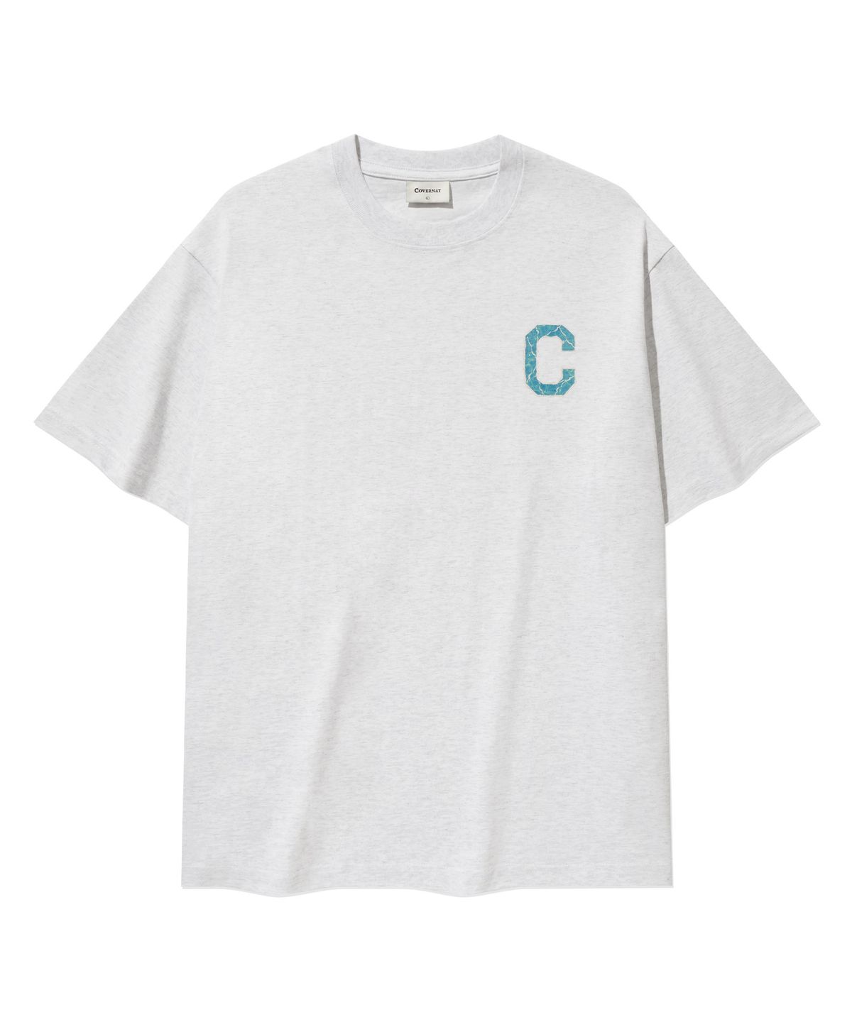 커버낫(COVERNAT) 크리즈 이펙트 티셔츠 Heather Gray