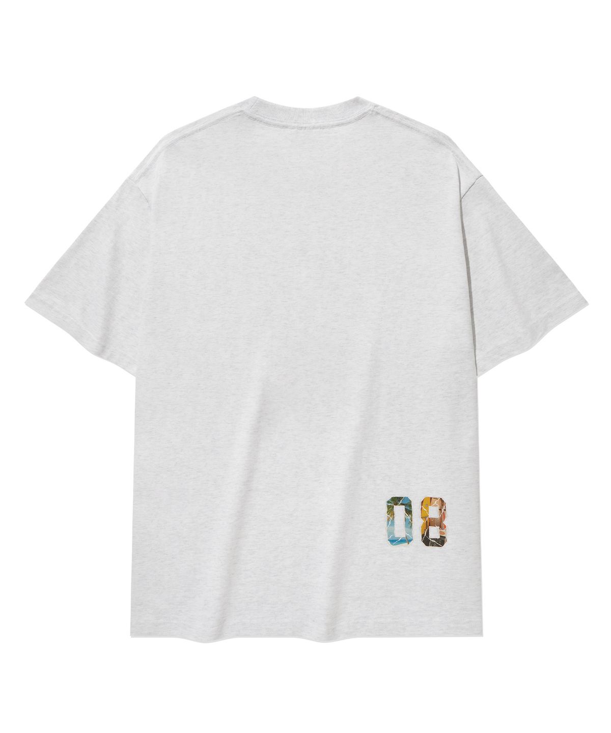 커버낫(COVERNAT) 크리즈 이펙트 티셔츠 Heather Gray