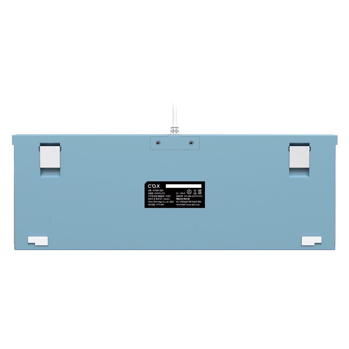 콕스(COX) CK01SL TKL PBT 45GF 저소음 텐키리스 기계식 키보드(크림소다, 45g 저소음 백축)