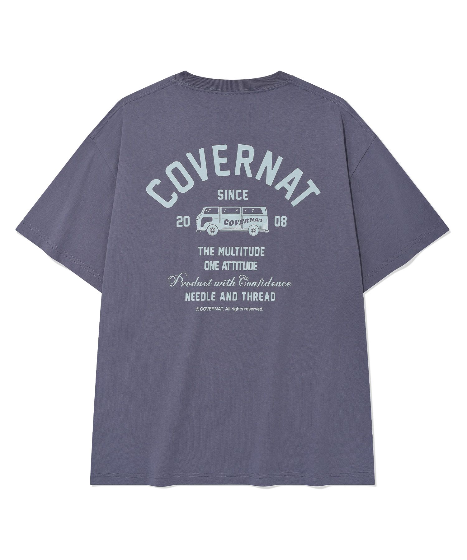 MUSINSA | COVERNAT Travel Bus Graphic T-Shirt Purple