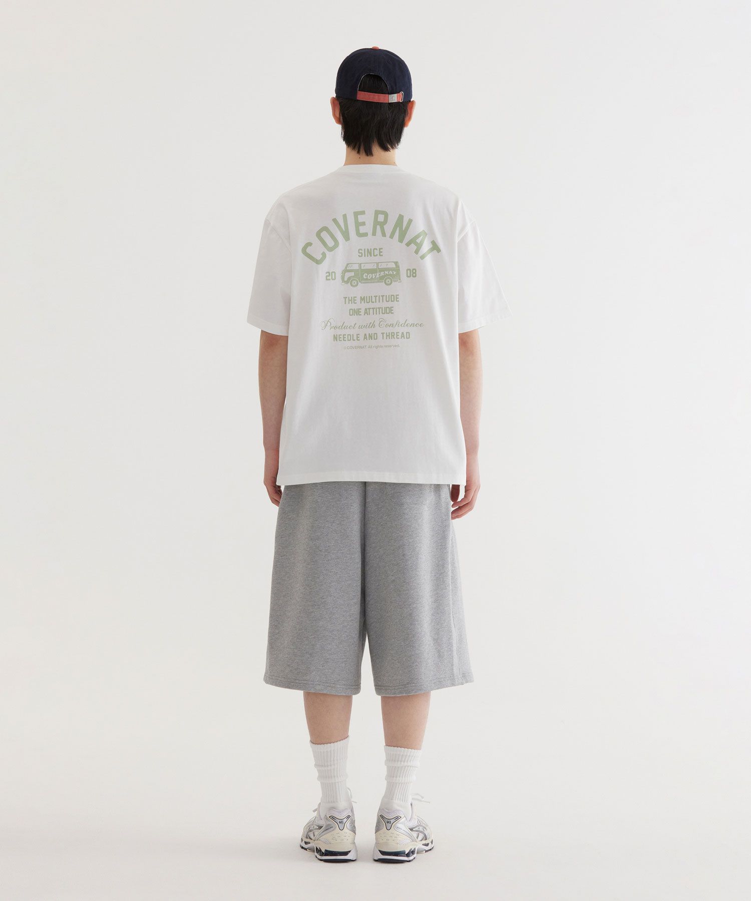 MUSINSA | COVERNAT Travel Bus Graphic T-Shirt White