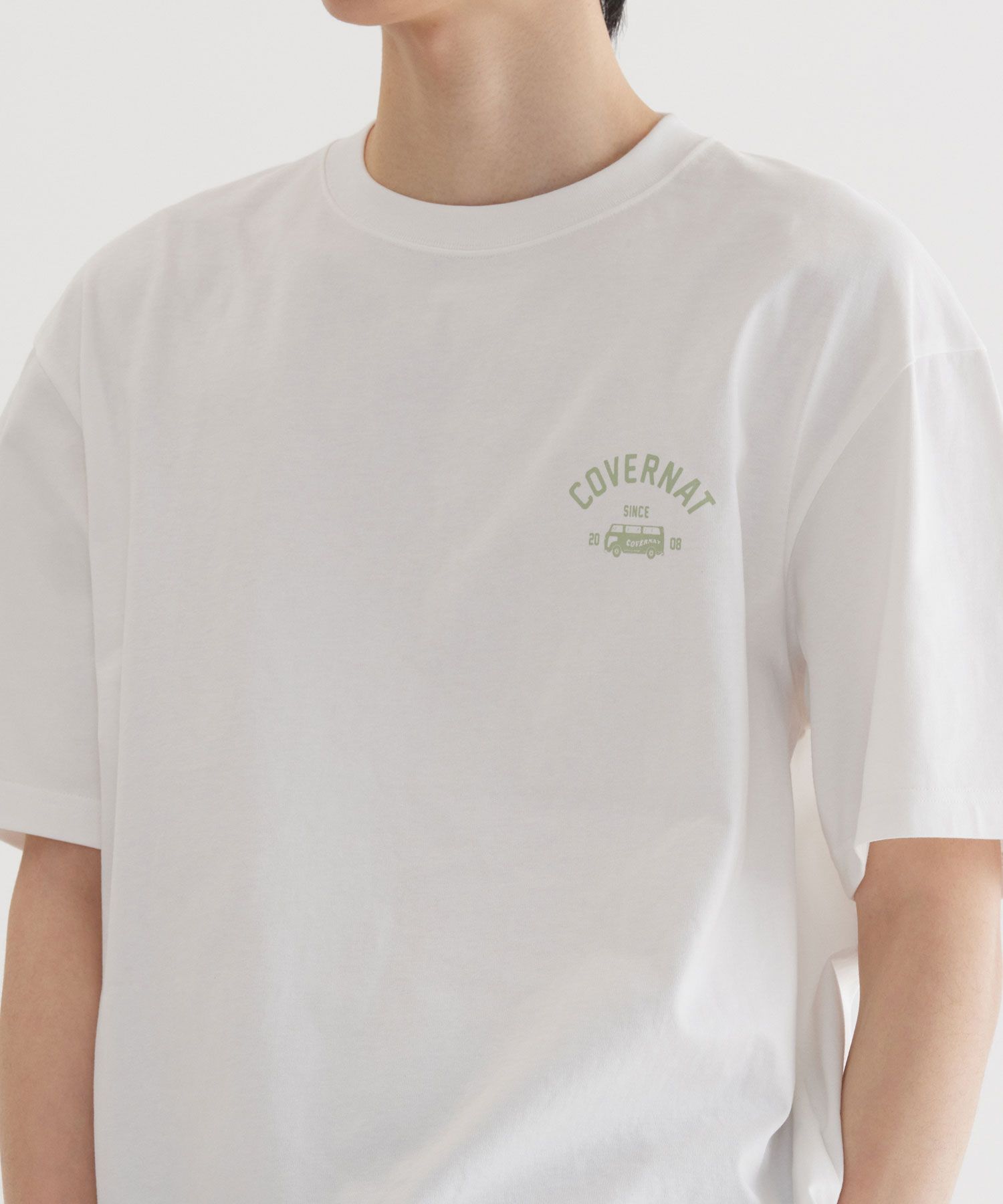 [COVERNAT] Travel Bus Graphic T-Shirt /追跡付 MUSINSA | COVERNAT Travel Bus Graphic T-Shirt White