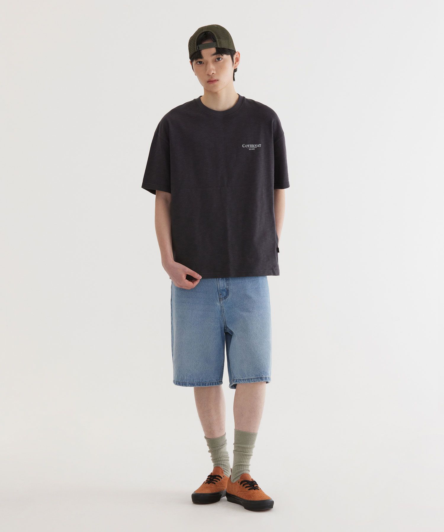 COVERNATのSlub Needle and Thread Graphic T-Shirt 全2色 MUSINSA | COVERNAT Slub Needle and Thread Graphic T-Shirt White