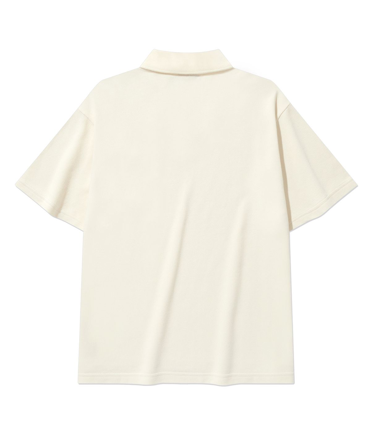 커버낫(COVERNAT) 다잉 폴로 티셔츠 Ivory