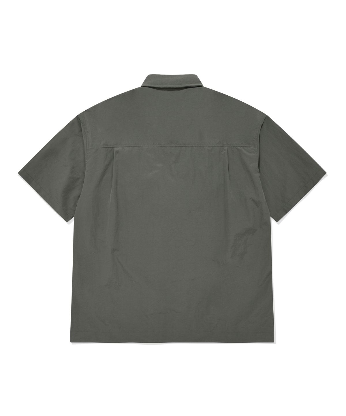 커버낫(COVERNAT) 나일론 퍼티그 하프 셔츠 Sage Gray