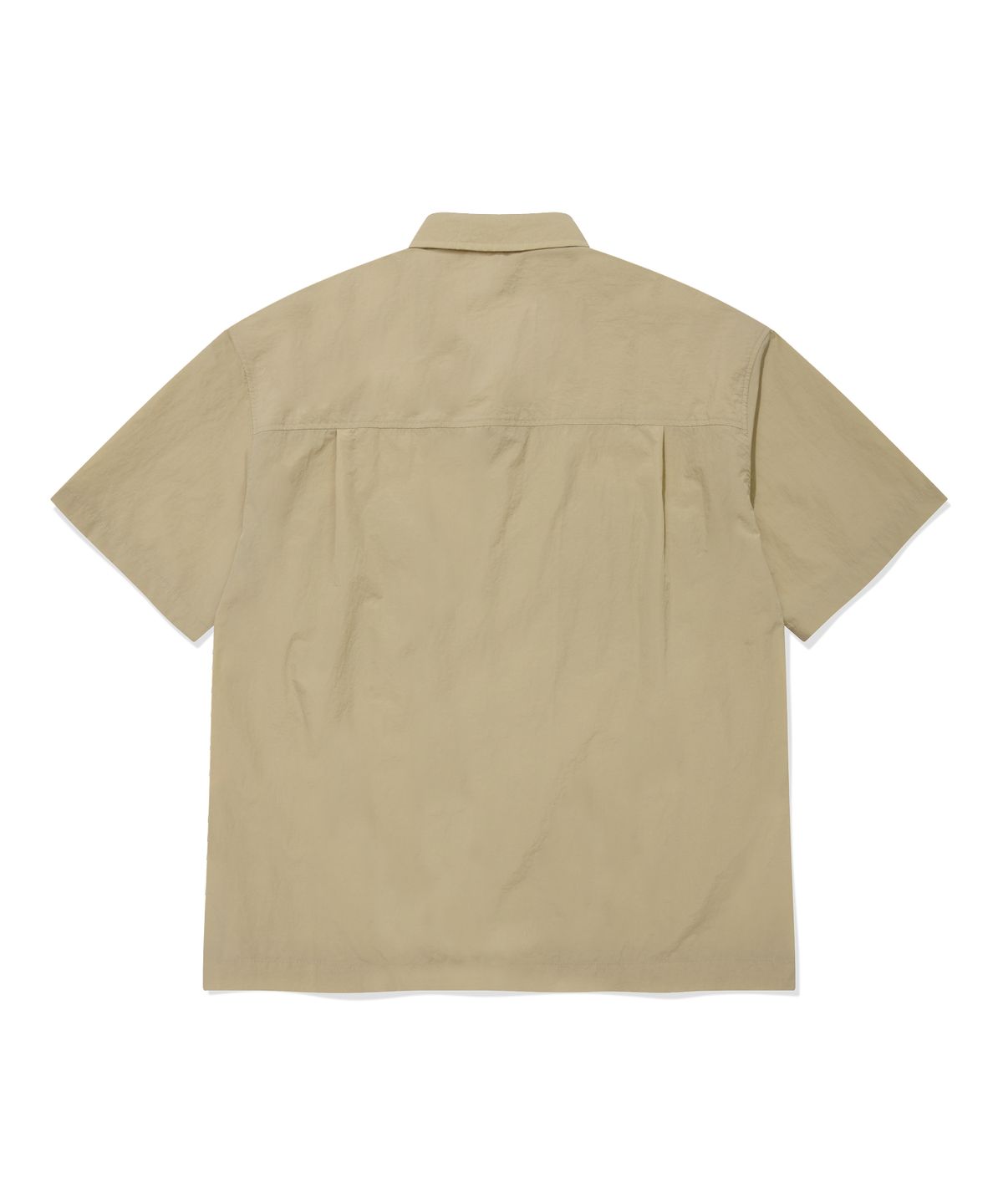 커버낫(COVERNAT) 나일론 퍼티그 하프 셔츠 Beige