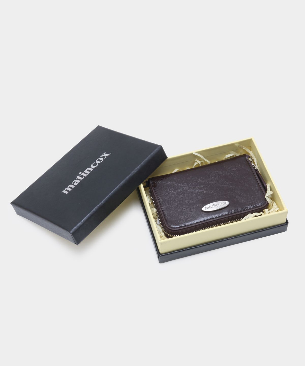 마틴콕스(MATINCOX) Linea Card Wallet - Chocolate