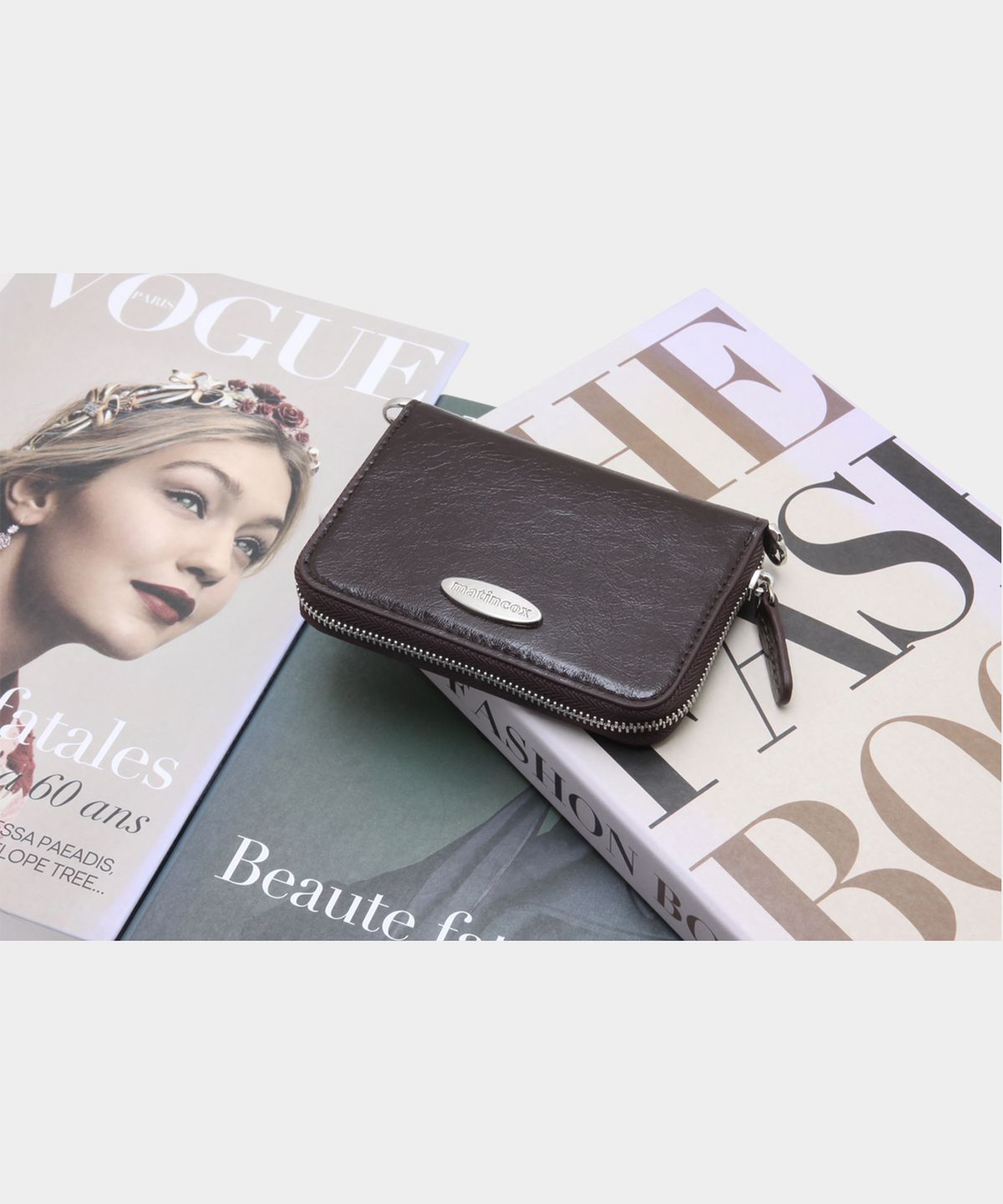 마틴콕스(MATINCOX) Linea Card Wallet - Chocolate