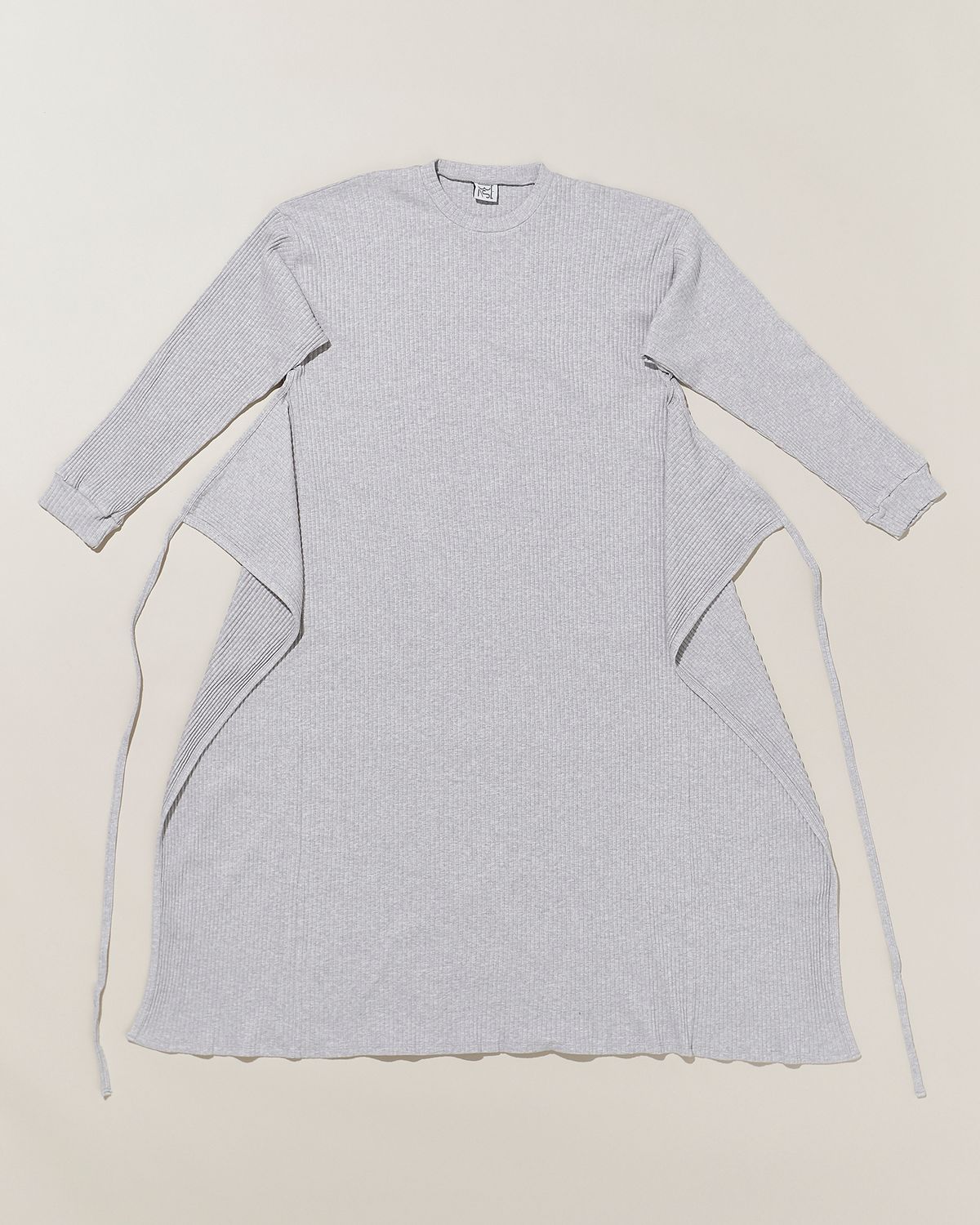 베이스레인지(BASERANGE) SHAW LONG SLEEVE KAFTAN (FLEECE RIB)