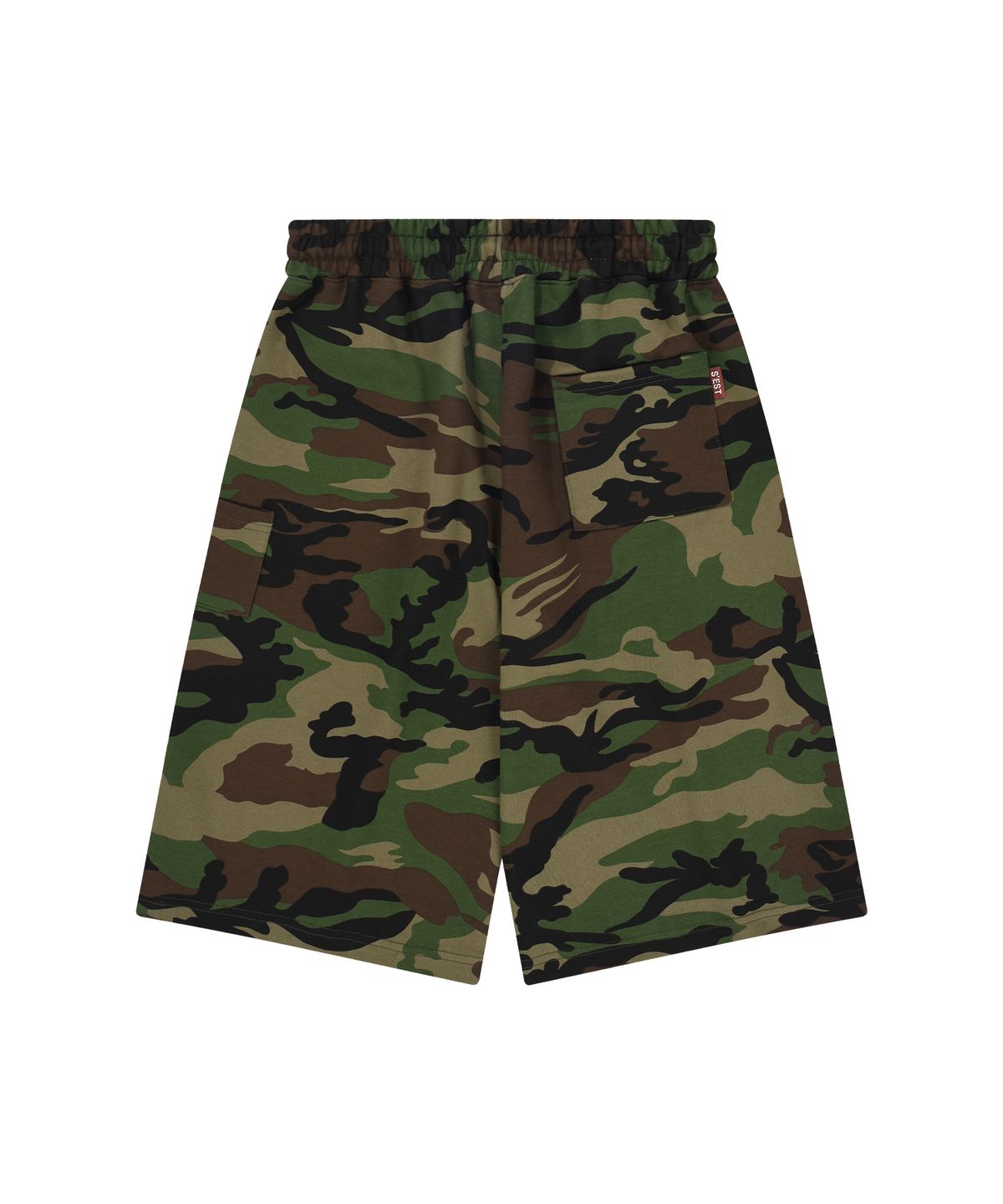 에스이에스티(S'EST) Camo Bermuda Shorts Khaki