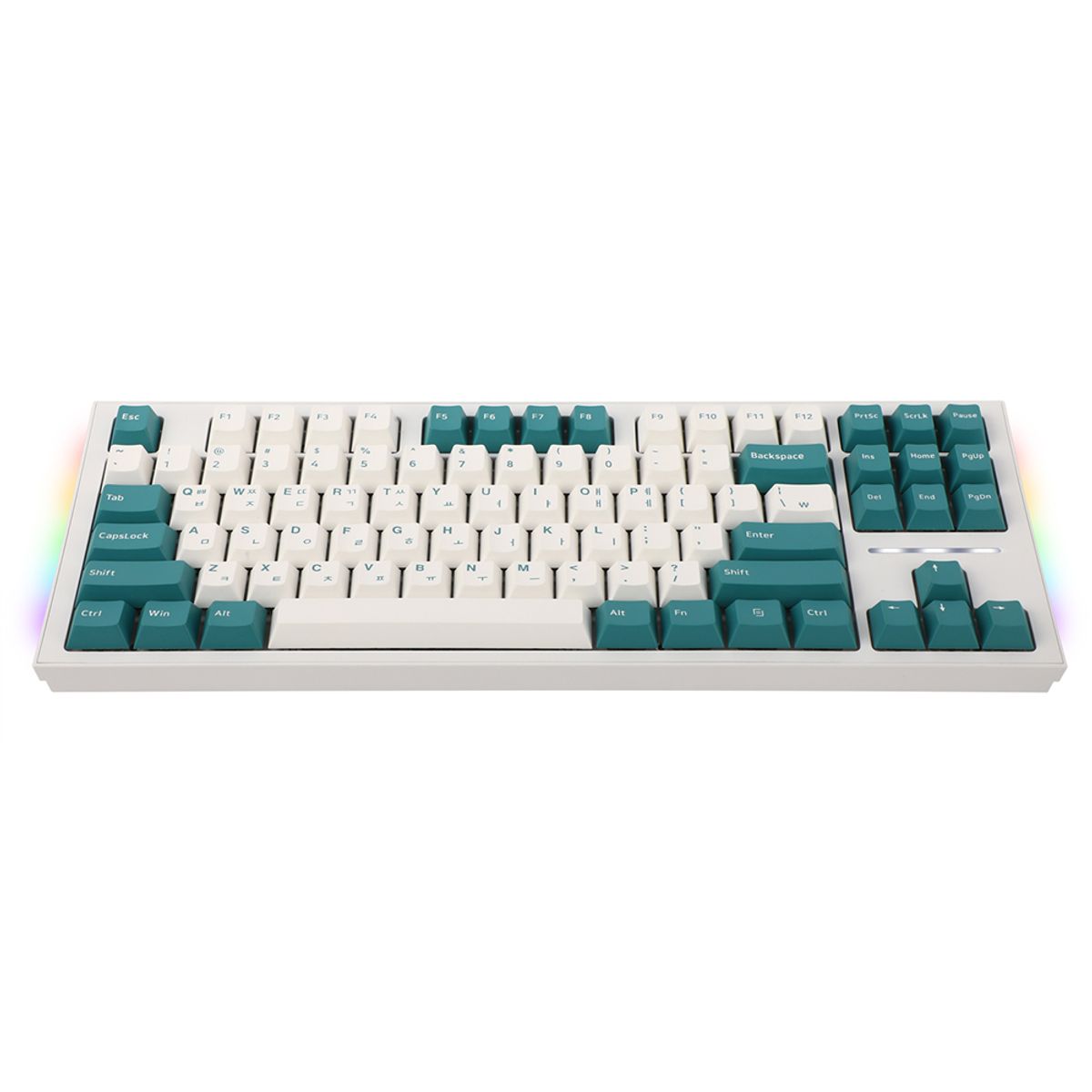 콕스(COX) CK01 TKL PBT SL 기계식 키보드(민트/화이트 저소음백축)