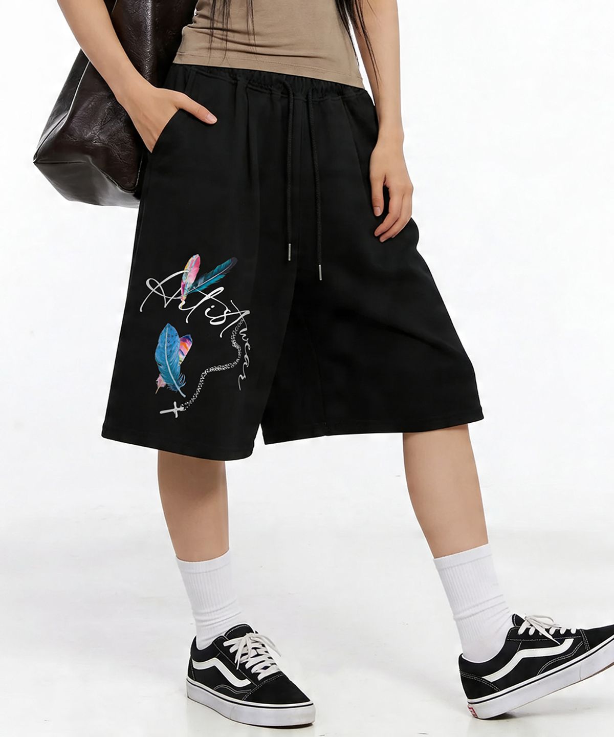 아티스트웨어(ARTISTWEAR) [ATW] 페더크로스 버뮤다팬츠 - 2COLOR