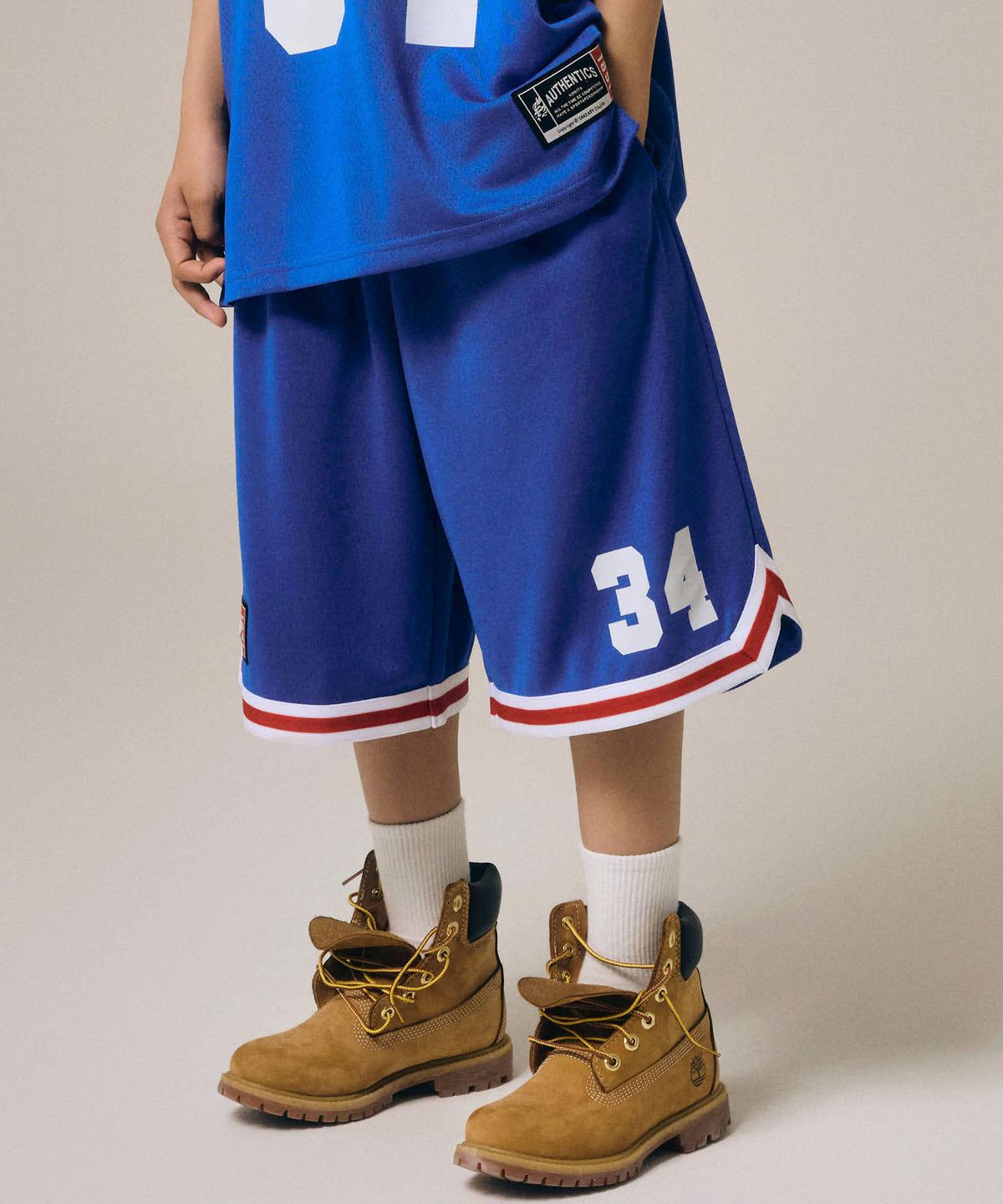 테이크이지 키즈(TAKEASY KIDS) 자이언트핏 바스켓볼 쇼츠 (블루)