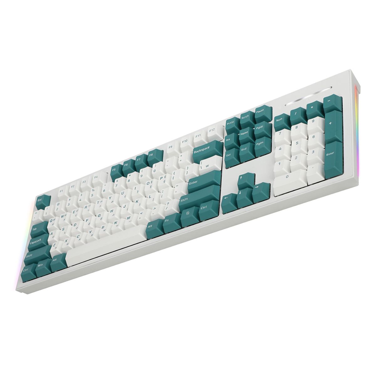 콕스(COX) CK01 PBT SL 기계식 키보드(민트/화이트 저소음백축)