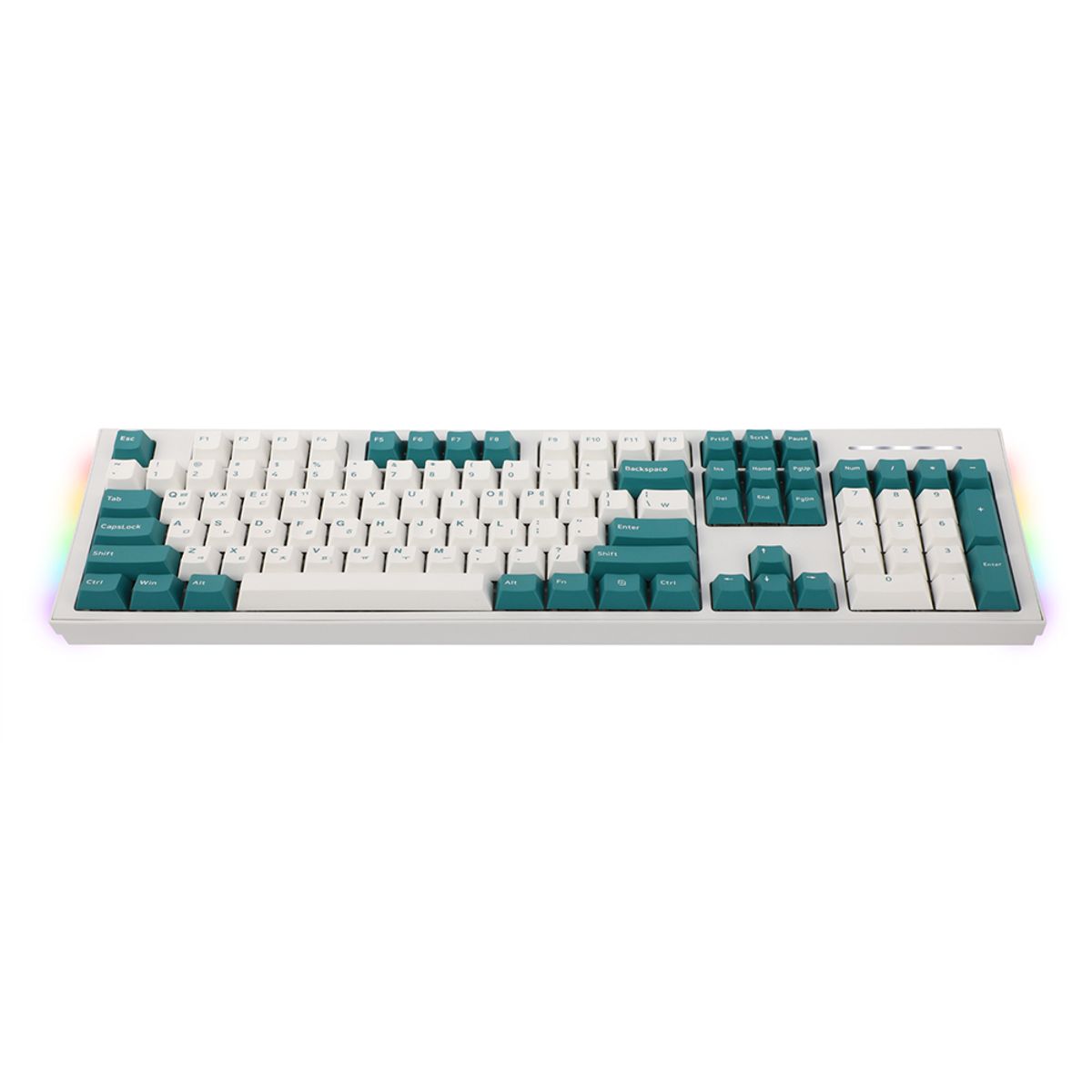 콕스(COX) CK01 PBT SL 기계식 키보드(민트/화이트 저소음백축)