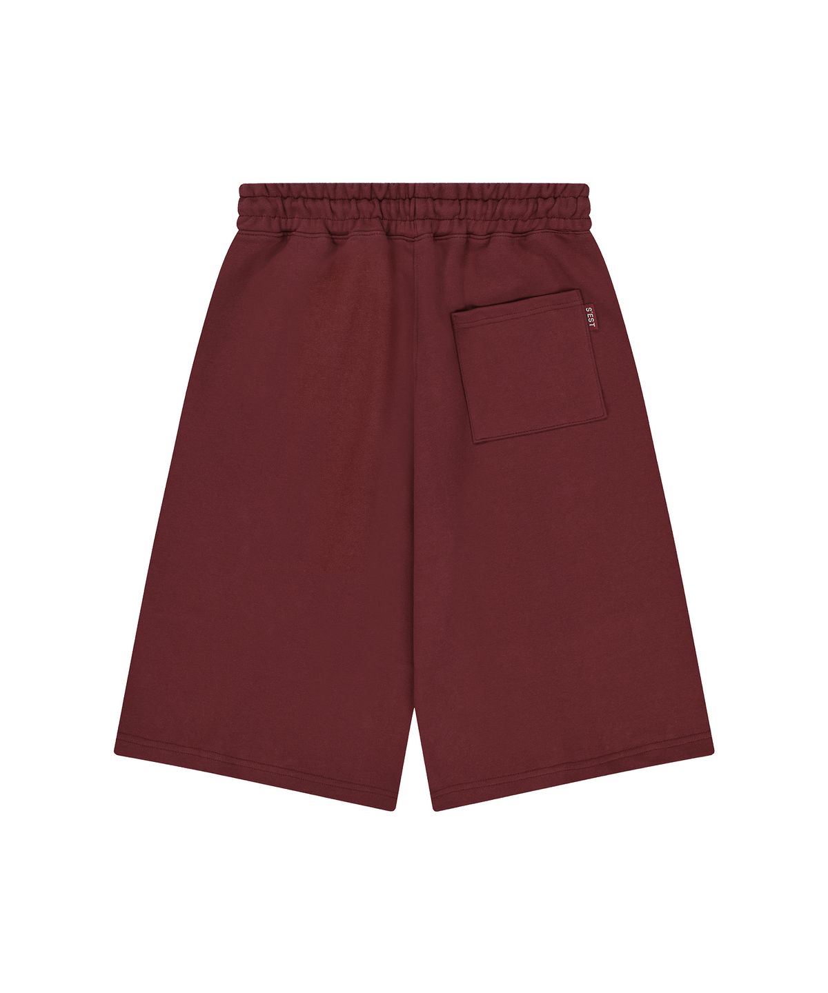 에스이에스티(S'EST) Relaxed Bermuda Shorts Burgundy