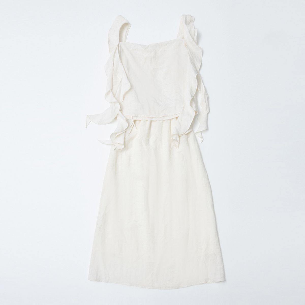 던드롭(DUNDROP) DD_Sleeveless top and skirt set_IVORY