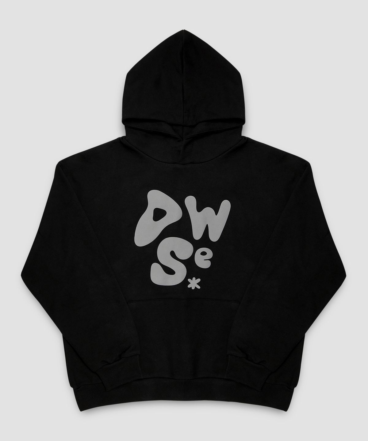 디더블유에스이(DWSE) 라운드 로고 후디(블랙)
