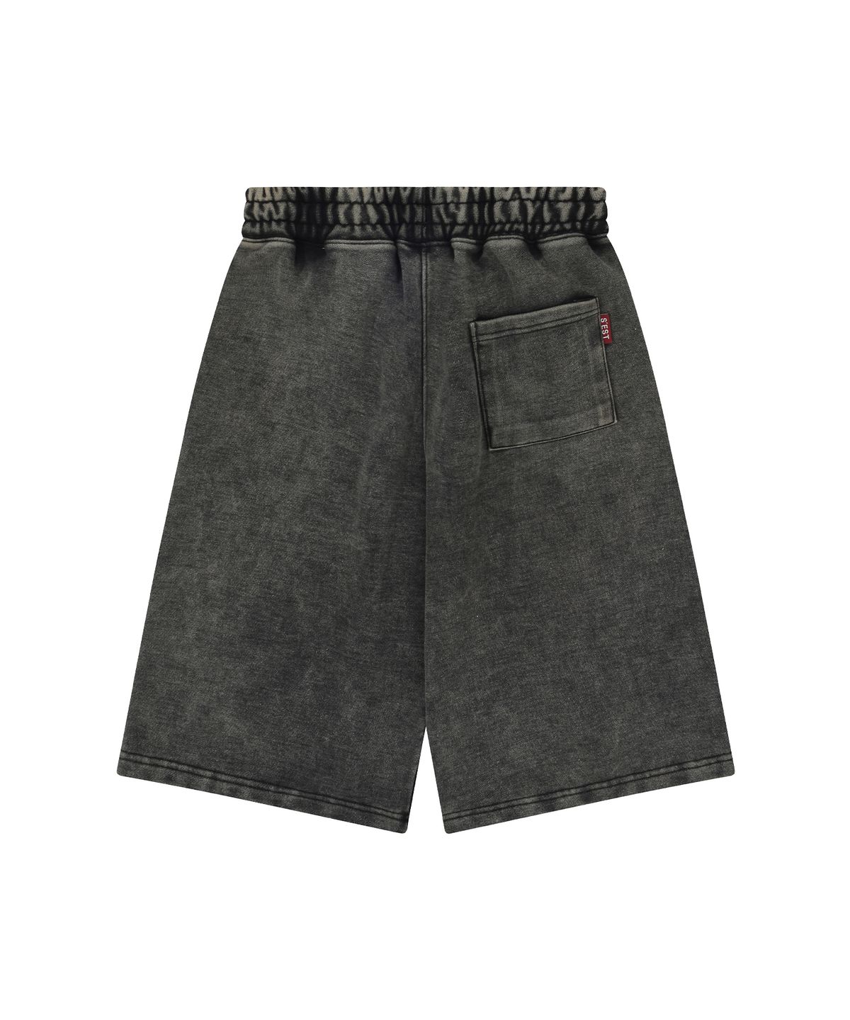 에스이에스티(S'EST) Washed Bermuda Shorts Black