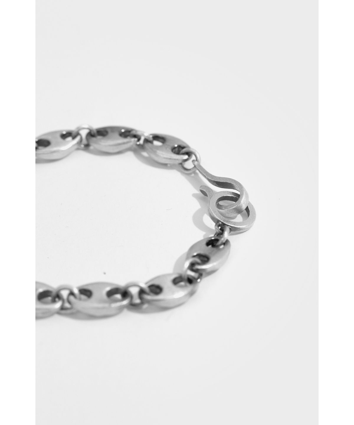 유스(YOUTH) Stud Link Chain Bracelet - Silver