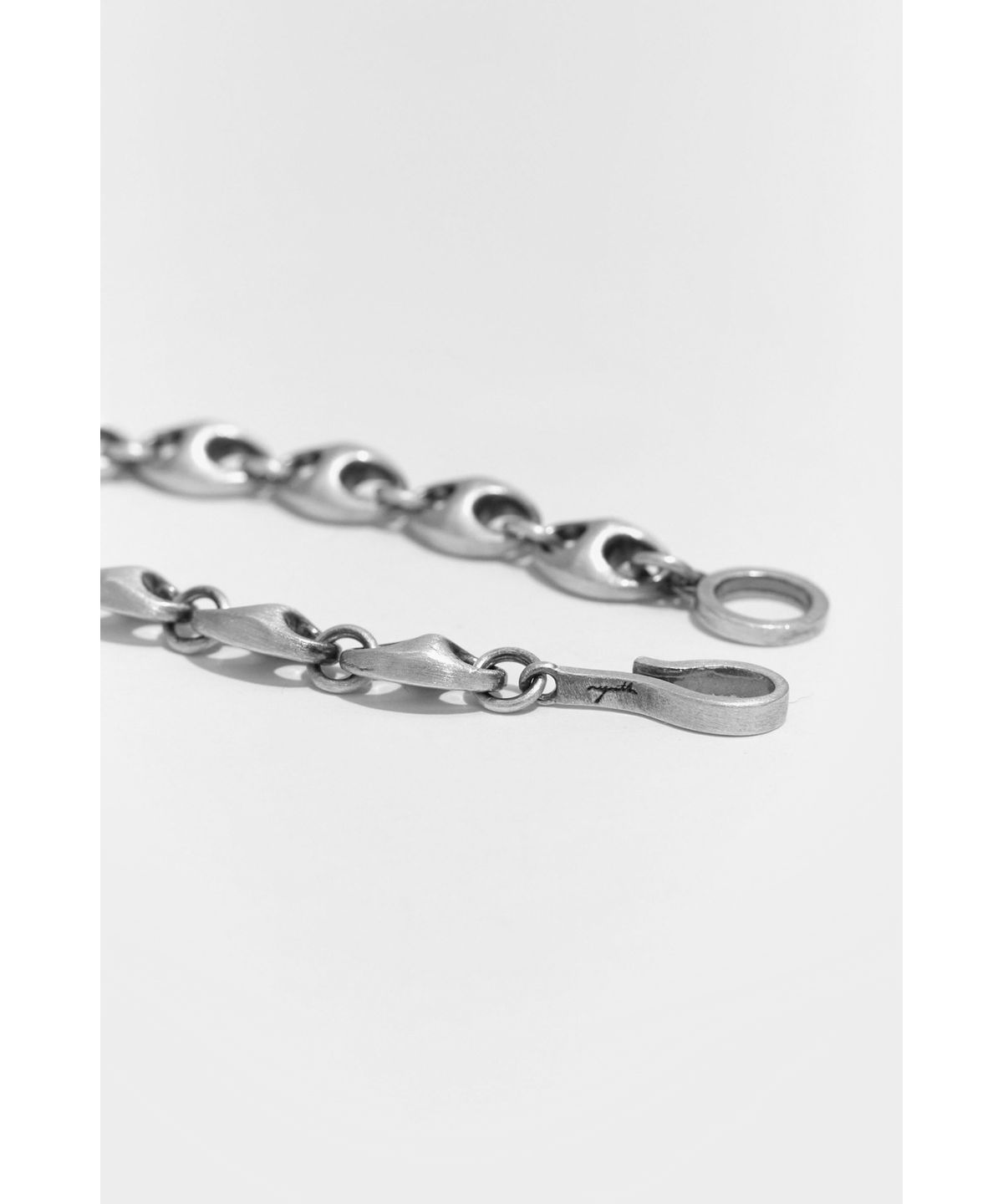 유스(YOUTH) Stud Link Chain Bracelet - Silver