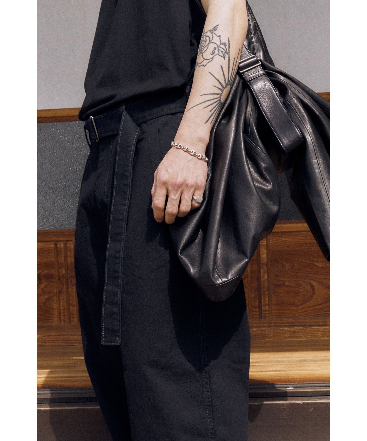 유스(YOUTH) Stud Link Chain Bracelet - Silver