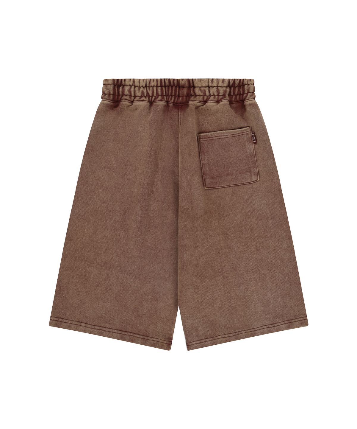 에스이에스티(S'EST) Washed Bermuda Shorts Burgundy